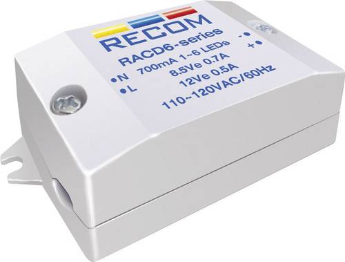 Recom Lighting RACD06-350 LED-Konstantstromquelle 6W 350mA 22 V/DC Betriebsspannung max.: 264 V/AC von Recom Lighting