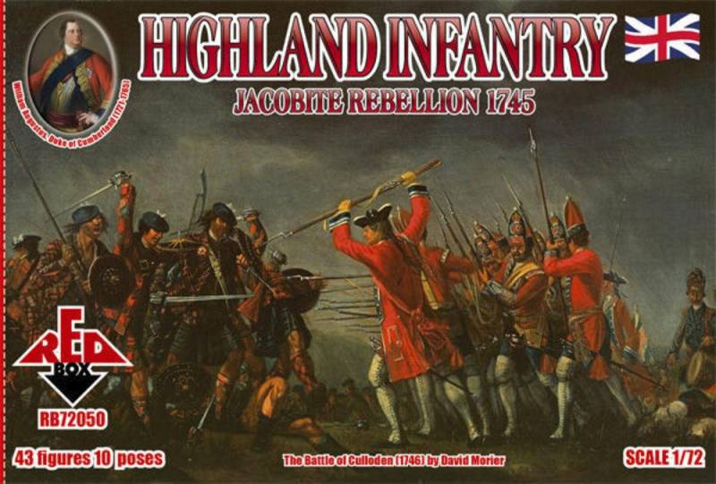 Highland Infantry 1745,Jacobite Rebell. von Red Box