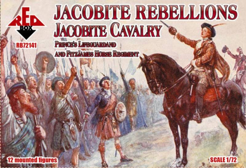 Jacobite Cavalry - Prince Lifeguard a.Fitz James Horse Regiment - Jacobite Rebellion 1745 von Red Box