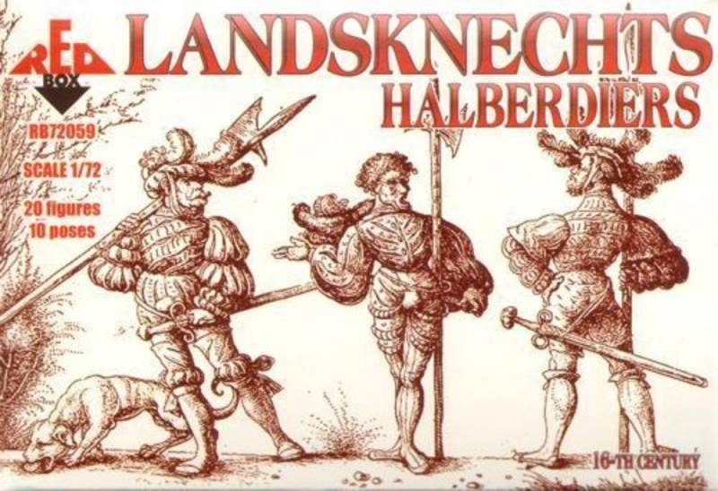 Landsknechts (Halberdiers),16th century von Red Box