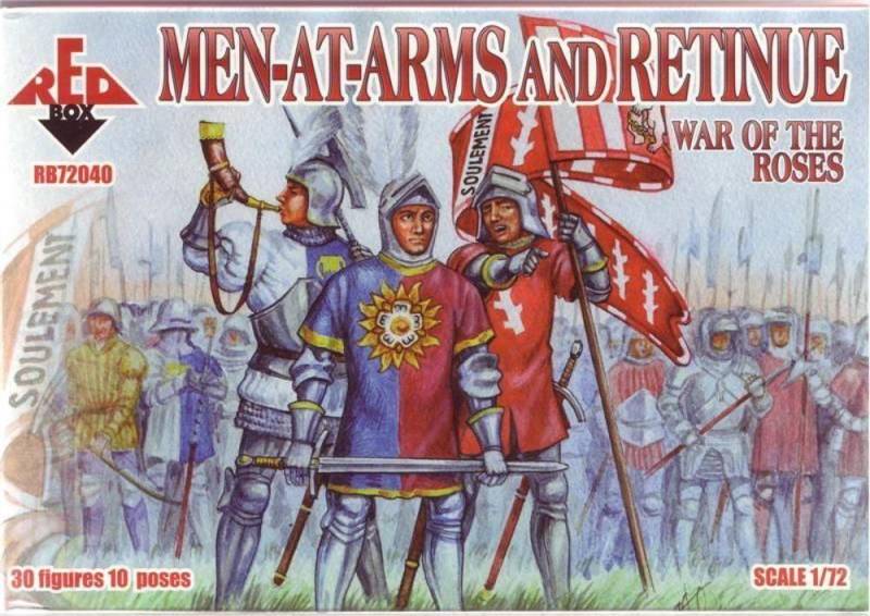 War of the Roses 1. Men-at-Arms & Retinu von Red Box