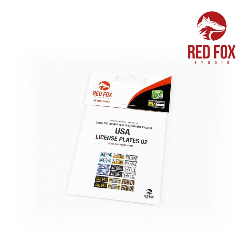 USA License plates  vol.02 von Red Fox Studio