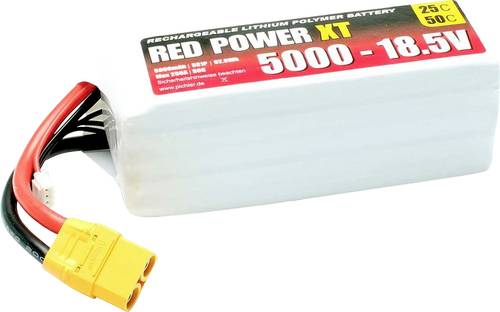 Red Power Modellbau-Akkupack (LiPo) 18.5V 5Ah 25 C Softcase XT90 von Red Power