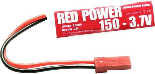 Red Power Modellbau-Akkupack (LiPo) 3.7V 150 mAh Softcase JST von Red Power