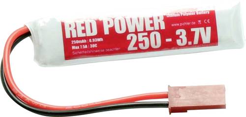 Red Power Modellbau-Akkupack (LiPo) 3.7V 250 mAh Softcase JST von Red Power