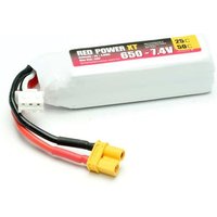 Red Power Modellbau-Akkupack (LiPo) 7.4V 650 mAh 25 C Softcase XT30 von Red Power