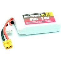 Red Power Modellbau-Akkupack (LiPo) 7.4V 800 mAh 25 C Softcase XT30 von Red Power