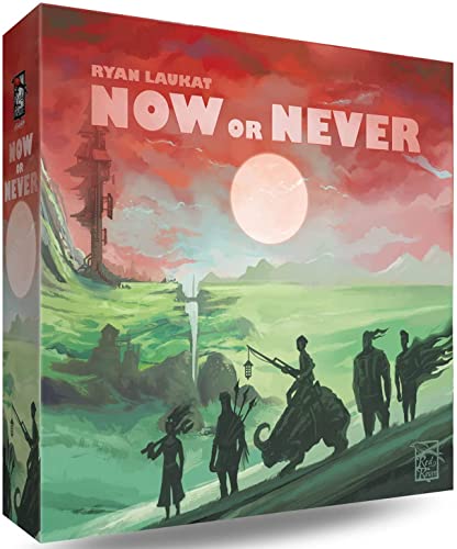 Red Raven Games Now or Never Brettspiel, 4 Spieler, ab 15 Jahren von Red Raven Games