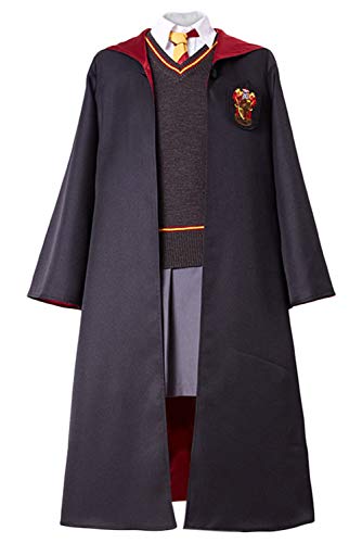 RedJade Zauberschülerin Hermio Schuluniform Granger College Uniform Suit Cosplay Kostüm für Halloween Karneval Kinder Mädchen XL 165cm von RedJade