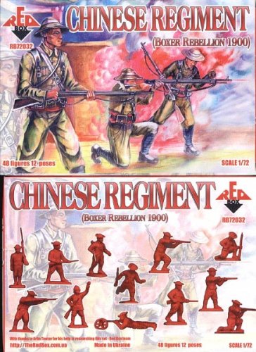 Red Box RB72032 - Chinese Regiment, Boxer Rebellion 1900, Plastikmodellbau von Redbox