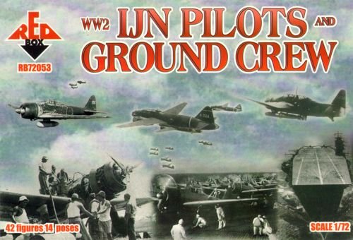 Red Box RB72053: WW2 IJN pilots and ground crew in 1:72 von Redbox