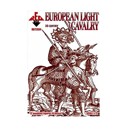 Red Box RB72084 - Modellbausatz European Cavalry, 16th Century, Set 1, grau von Redbox