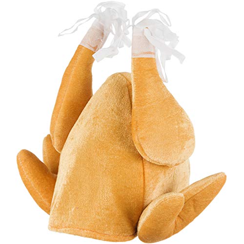 REDSTAR FANCY DRESS Hendl Hut Lustige Kostüme Männer und Frauen – Hähnchen Hut Hendlhut Hähnchenhut Brathähnchen Hut Chicken Hat Lustige Kopfbedeckung für Karneval oder Fasching – Partyhut Halloween von REDSTAR FANCY DRESS