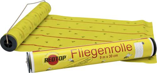 Redtop Fliegenrolle 31006 Klebefolie, Lockstoff Fliegenfalle (L x B) 9m x 0.3m Gelb 1St. von Redtop