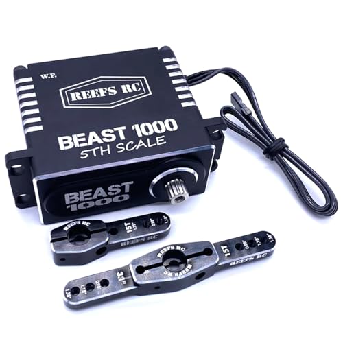 REEFS RC 1/5. Servo Beast 1000 w/Aluminium-Hupen SEHREEFS102 Servos von Reefs RC