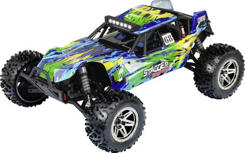 Reely Stagger Brushless 1:10 RC Modellauto Elektro Buggy Allradantrieb (4WD) 100% RtR 2,4GHz inkl. A von Reely