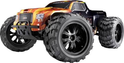 Reely Cimera Schwarz Brushless 1:10 RC Modellauto Elektro Monstertruck Allradantrieb (4WD) 100% RtR von Reely