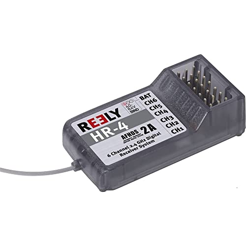 Reely HR-4 6-Kanal Empfänger 2,4 GHz Stecksystem JR von Reely