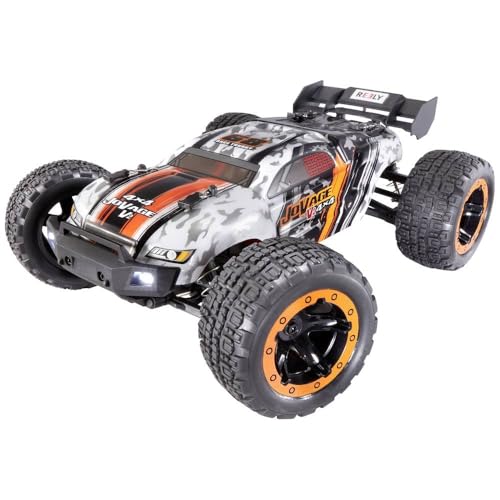 Reely JoVage 4x4 V2 Orange/Weiß Brushed 1:16 RC Modellauto Elektro Truggy Allradantrieb (4WD) RTR 2,4 GHz inkl. Akku un von Reely