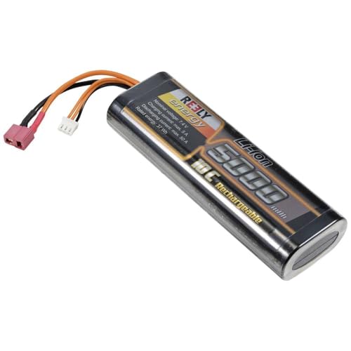 Reely Modellbau-Akkupack (LiIon) 7.4 V 5000 mAh Zellen-Zahl: 2 10 C Hardcase T-Stecksystem von Reely