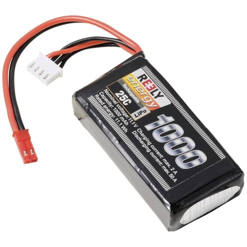 Reely Modellbau-Akkupack (LiPo) 11.1 V 1000 mAh Zellen-Zahl: 3 25 C Softcase BEC von Reely