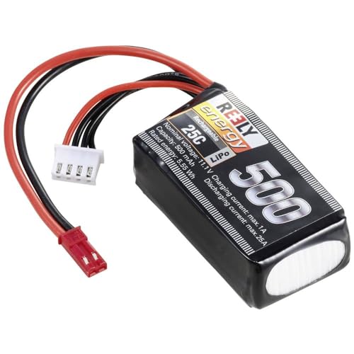 Reely Modellbau-Akkupack (LiPo) 11.1 V 500 mAh Zellen-Zahl: 3 25 C Softcase BEC von Reely