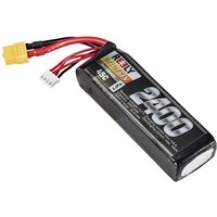 Reely Modellbau-Akkupack (LiPo) 11.1V 2400 mAh Zellen-Zahl: 3 45 C Softcase XT60H von Reely