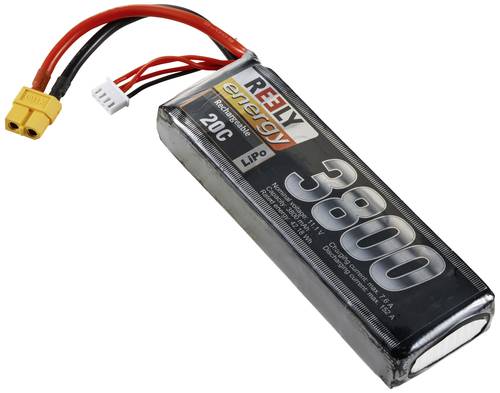 Reely Modellbau-Akkupack (LiPo) 11.1V 3800 mAh Zellen-Zahl: 3 20 C Softcase XT60 von Reely