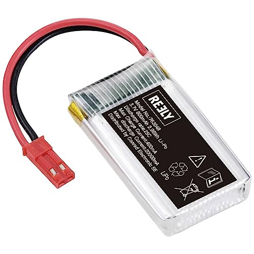 Reely Modellbau-Akkupack (LiPo) 3.7 V 800 mAh Zellen-Zahl: 1 25 C Softcase BEC von Reely