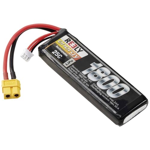 Reely Modellbau-Akkupack (LiPo) 7.4 V 1800 mAh Zellen-Zahl: 2 25 C Softcase XT60 von Reely