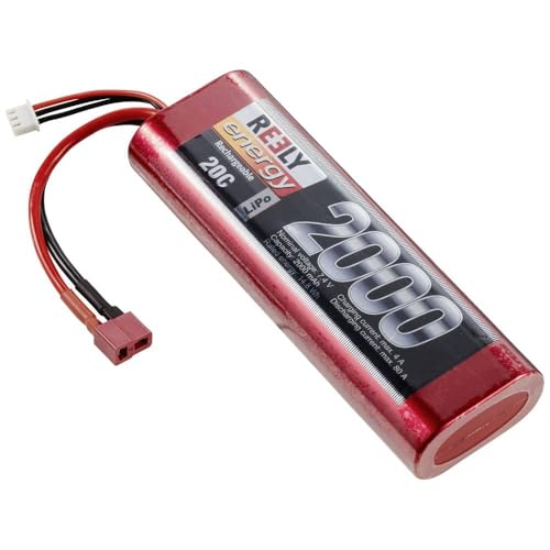 Reely Modellbau-Akkupack (LiPo) 7.4 V 2000 mAh Zellen-Zahl: 2 20 C Hardcase T-Stecksystem von Reely