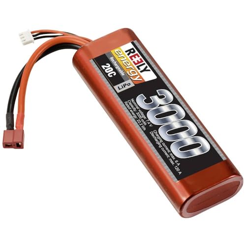 Reely Modellbau-Akkupack (LiPo) 7.4 V 3000 mAh Zellen-Zahl: 2 20 C Stick Hardcase T-Stecksystem von Reely