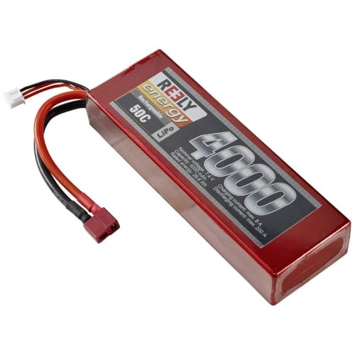 Reely Modellbau-Akkupack (LiPo) 7.4 V 4000 mAh Zellen-Zahl: 2 50 C Hardcase T-Stecksystem von Reely