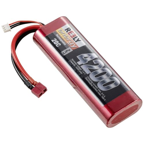 Reely Modellbau-Akkupack (LiPo) 7.4 V 4200 mAh Zellen-Zahl: 2 20 C Hardcase T-Stecksystem von Reely