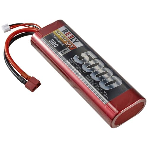 Reely Modellbau-Akkupack (LiPo) 7.4 V 5000 mAh Zellen-Zahl: 2 30 C Stick Hardcase T-Stecksystem von Reely