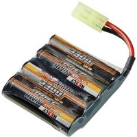 Reely Modellbau-Akkupack (NiMh) 4.8 V 2300 mAh Zellen-Zahl: 4 Mignon (AA) Side-by-Side Mini-Tamiya von Reely