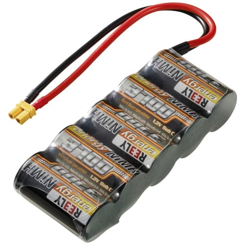 Reely Modellbau-Akkupack (NiMh) 6 V 3700 mAh Zellen-Zahl: 5 Sub-C Side-by-Side XT30 von Reely