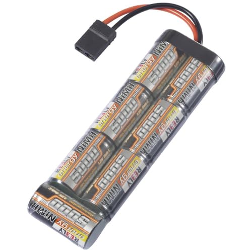 Reely Modellbau-Akkupack (NiMh) 8.4 V 5000 mAh Zellen-Zahl: 7 Sub-C Stick Traxxas-Stecker von Reely