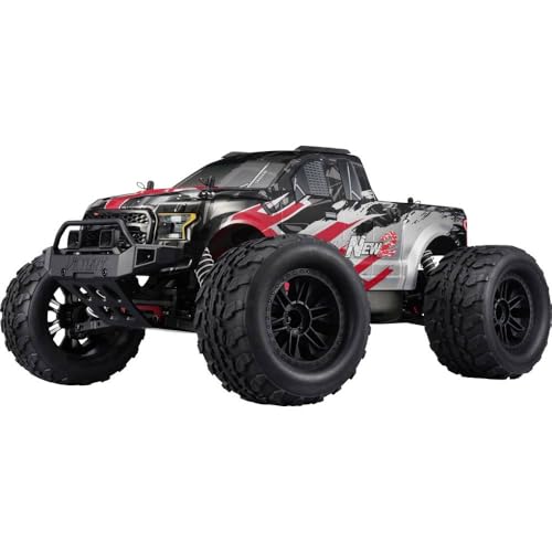 Reely NEW2 Super Combo V2 Brushed 1:10 RC Modellauto Elektro Monstertruck Allradantrieb (4WD) 100% RTR 2,4 GHz inkl. Ak von Reely