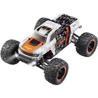 Reely RaVage 4x4 V2 Orange/Weiß Brushed 1:16 RC Modellauto Elektro Monstertruck Allradantrieb (4WD) RtR 2,4 GHz inkl. Akku und Ladekabel von Reely