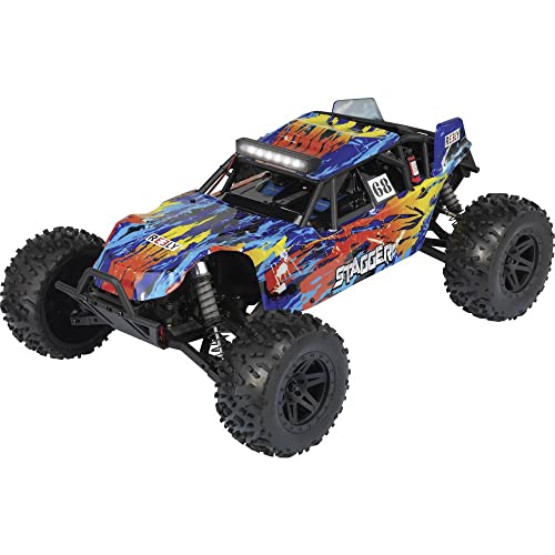 Reely Stagger Brushed 1:10 RC Modellauto Elektro Buggy Allradantrieb (4WD) 100% RTR 2,4 GHz inkl. Akku, Ladegerät und S von Reely