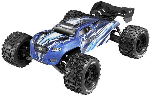 Reely Thor Blau Brushed 1:10 RC Modellauto Elektro Monstertruck Allradantrieb (4WD) 100% RtR 2,4GHz von Reely