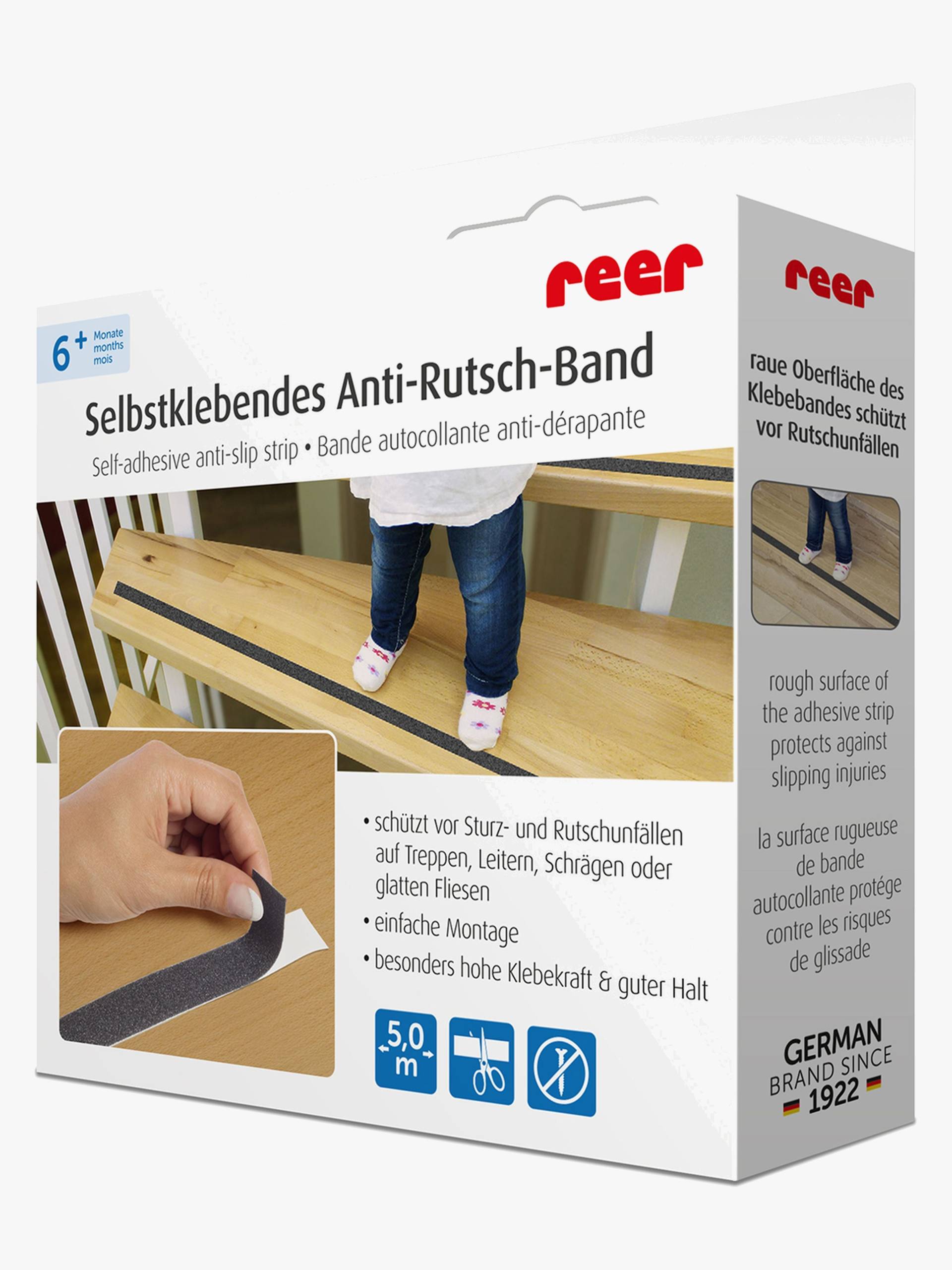Reer Rutsch-Schutz Klebeband 5m, Schwarz Reer Rutsch-Schutz Klebeband 5m, Schwarz von Reer
