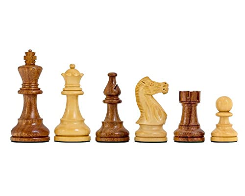 American Staunton Chessmen in Sheesham 3.75 Inches von Regencychess