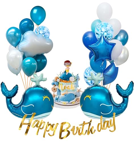 Regendeko Happy Birthday Blau Ocean Wale Geburtstagsdeko Junge Meer Kindergeburtstag Deko Junge Ballons Geburstag Unterwasser Deko Kindergeburtstag Party Deko Baby Shower Deko Regendeko Happy Birthday Blau Ocean Wale Geburtstagsdeko Junge Meer Kindergeburtstag Deko Junge Ballons Geburstag Unterwasser Deko Kindergeburtstag Party Deko Baby Shower Deko von Regendeko