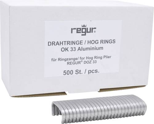 Regur 60722 Drahtringe 500 St. Abmessungen (L x B) 35mm x 95mm von Regur