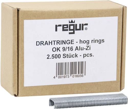 Regur 60725 Drahtringe 2500 St. Abmessungen (L x B) 16mm x 8mm von Regur