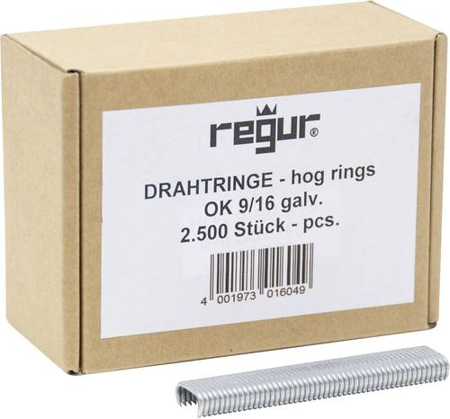 Regur 60724 Drahtringe 2500 St. Abmessungen (L x B) 16mm x 8mm von Regur