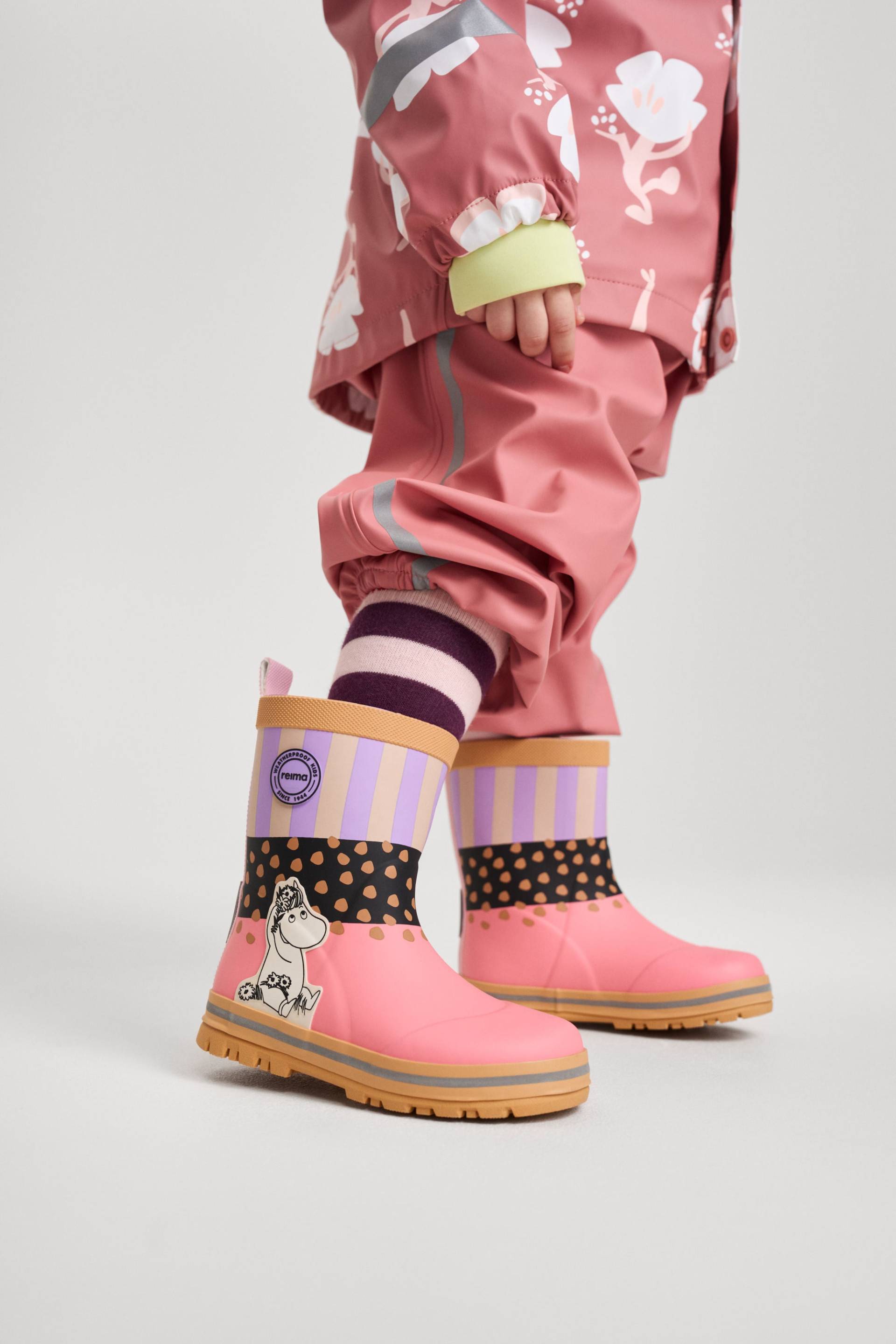 Reima Mumin Magische Gummistiefel, Sunset Pink, 23, Kindergummistiefel, Kinderstiefel, Gummistiefel kinder, Kids von Reima