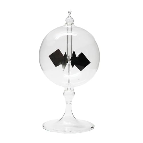 Reinscer 4 Flügel Rotierende Glaswindmühle Solarbetrieben Crookes Radiometer Lichtmühle/Pädagogisches Lehrmittel B von Reinscer